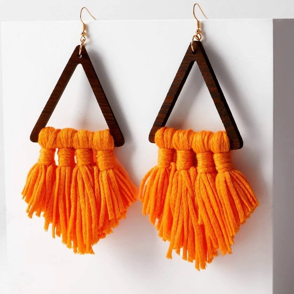 🆕 Tassel Drop Earrings - Picture 6 of 7